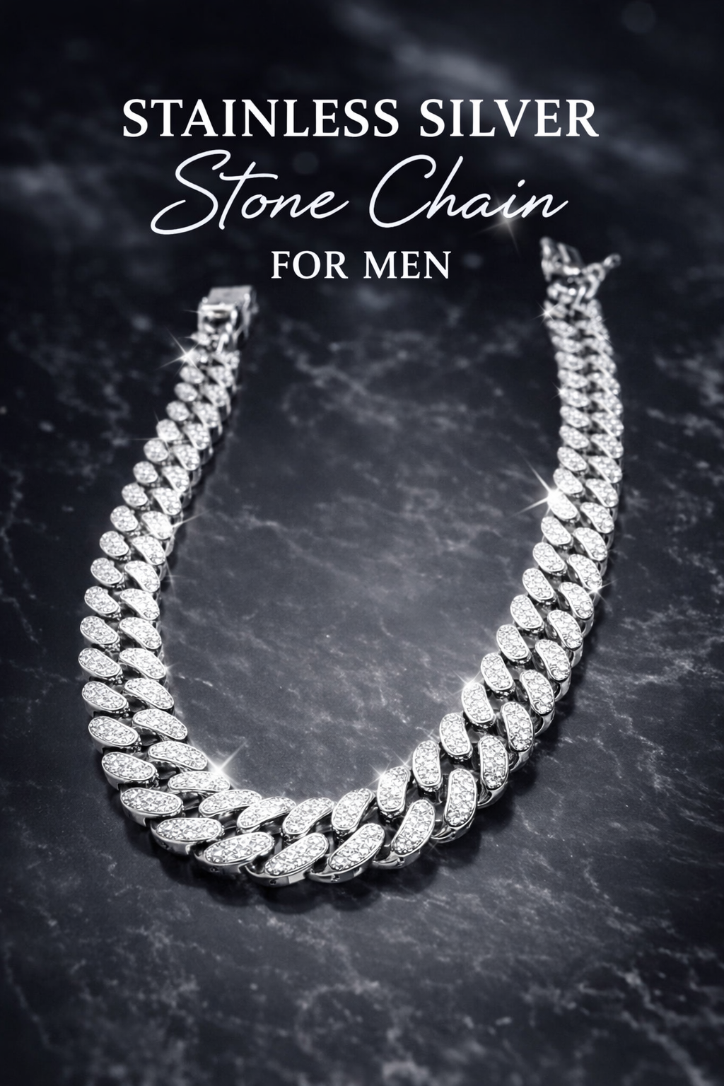 Gold stone chain best quality for men's