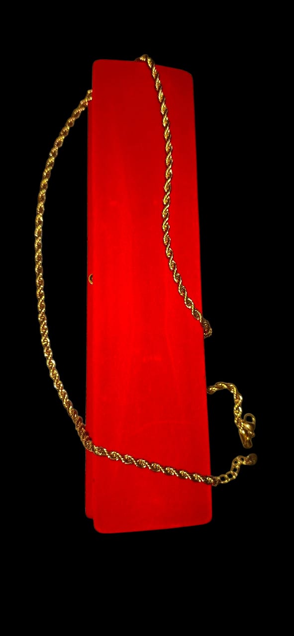 Marori gold color stainless chain for mens