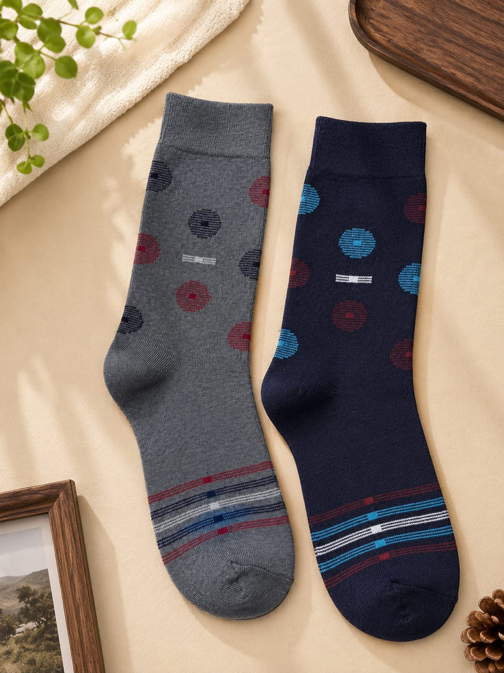 Lycra Premium Design Dress Socks