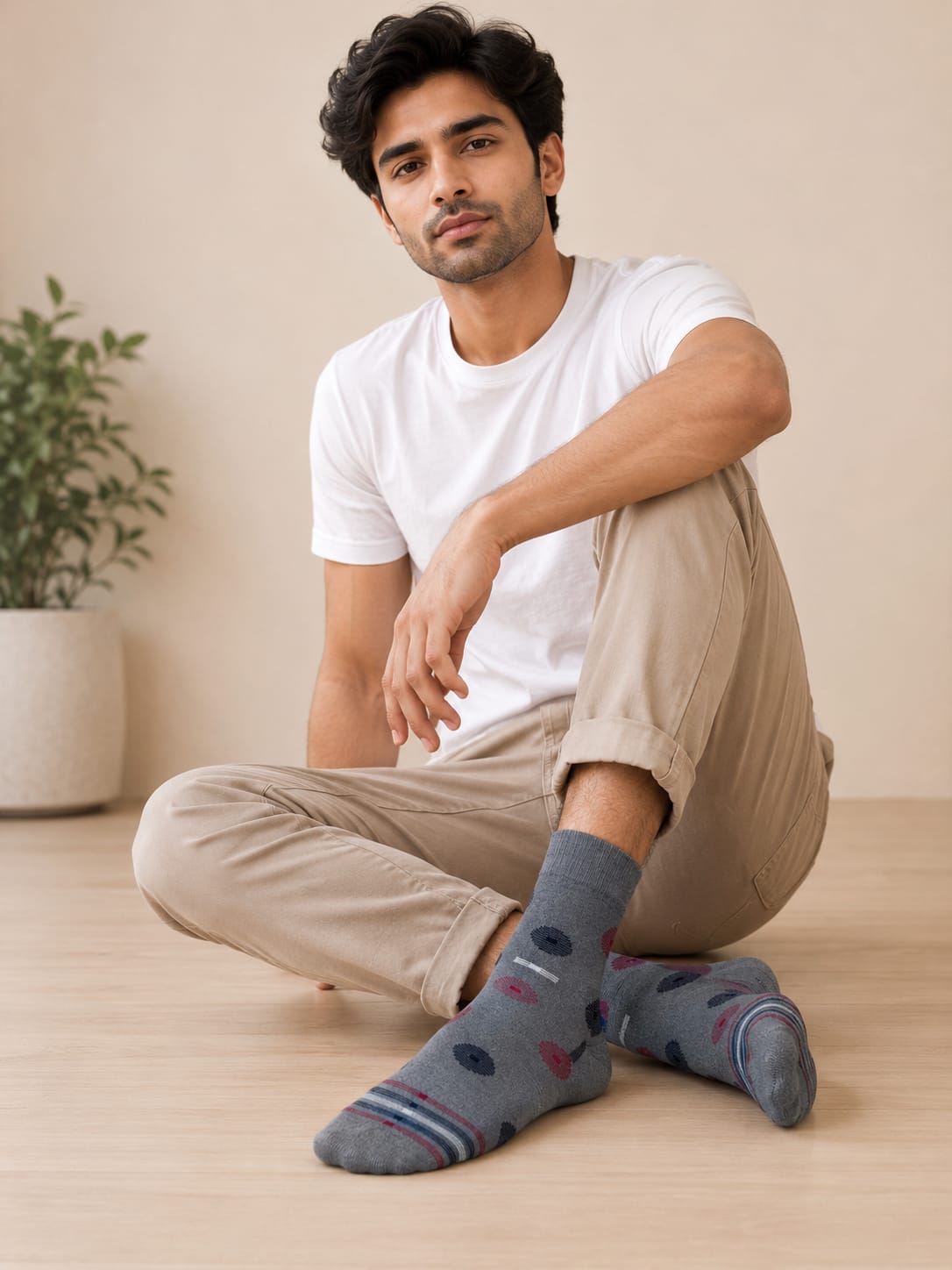 Lycra Premium Design Dress Socks