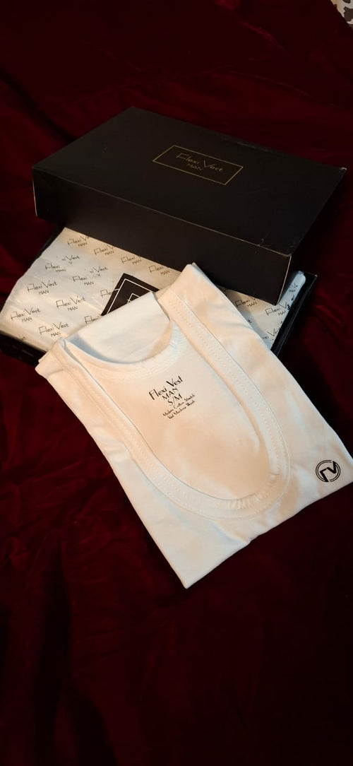 mens combed cotton vest