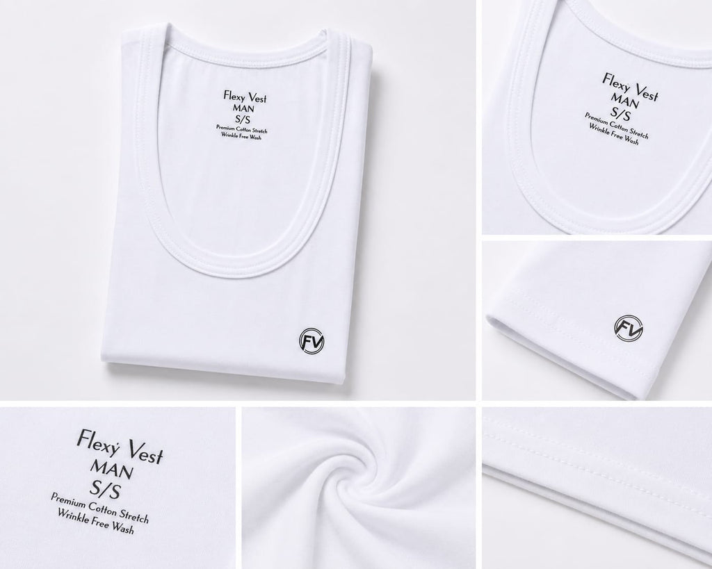 Man,s Premium 100% Combed Cotton Vest