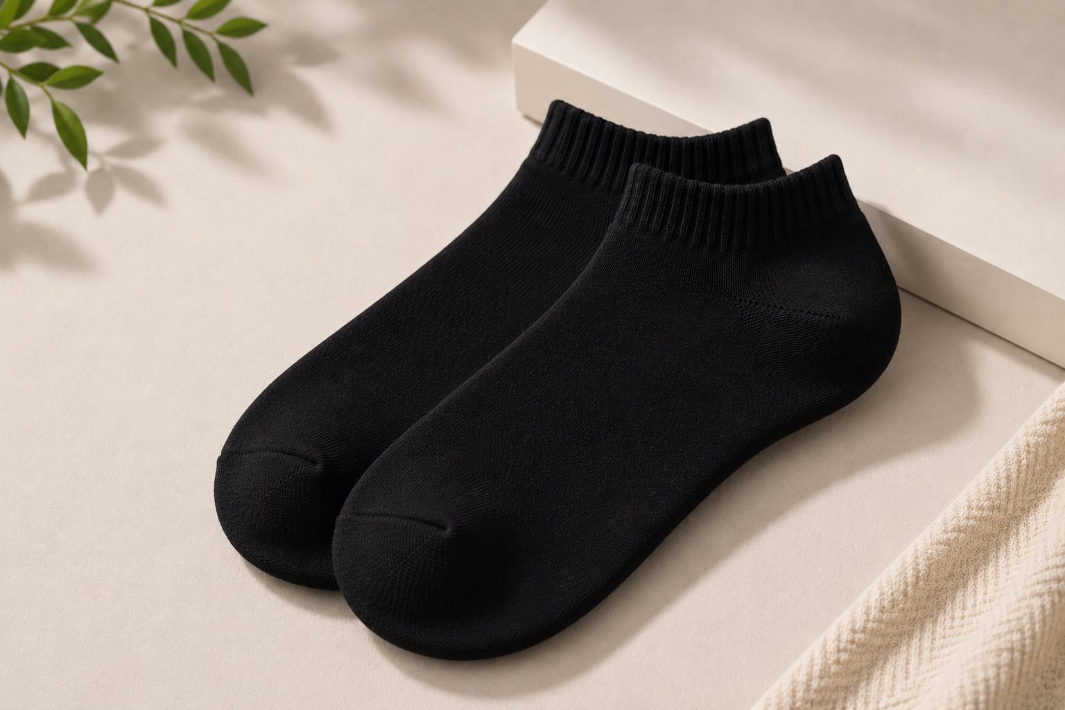 Pure cotton Black Ankle(PACK OF 3)