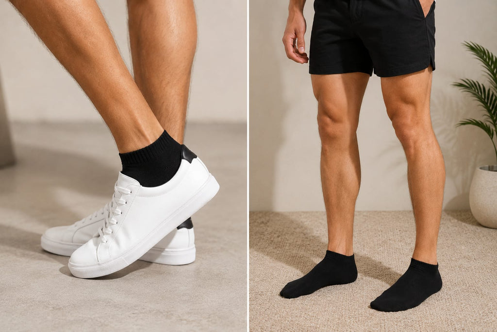 Pure cotton Black Ankle(PACK OF 3)
