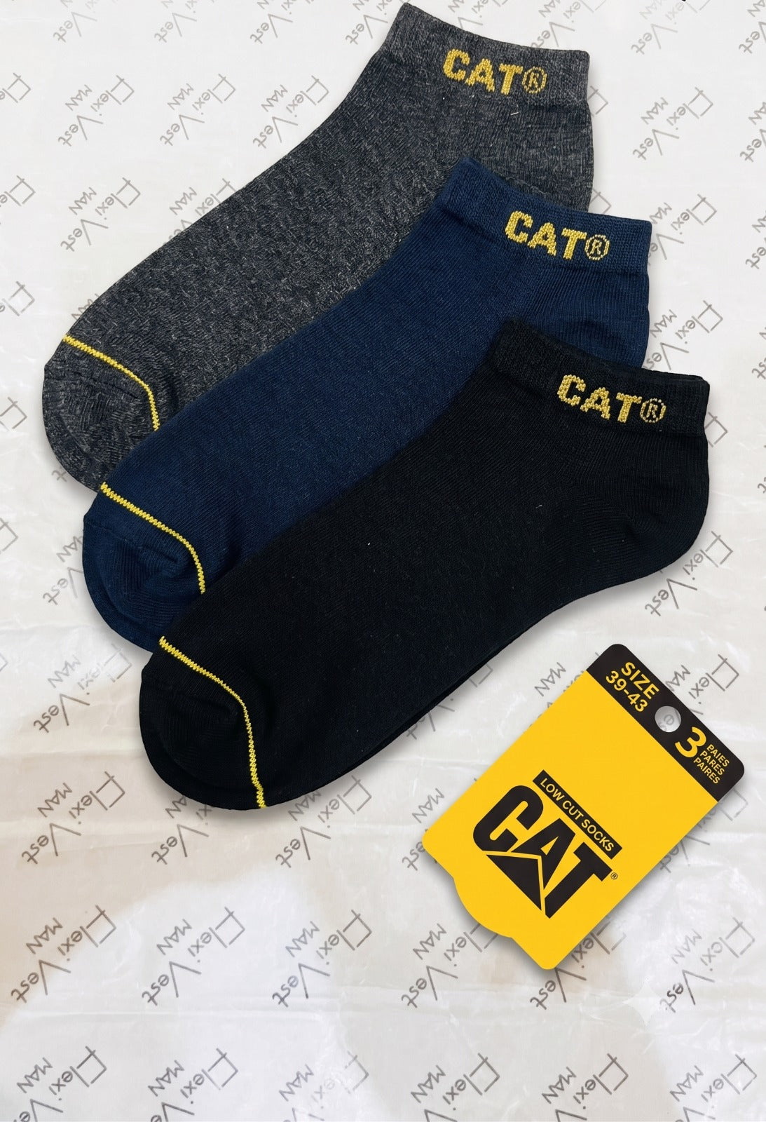 Mens Premium cotton short socks(Pack of 3)