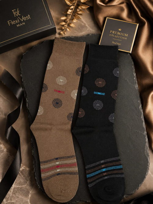 Lycra Premium Design Dress Socks