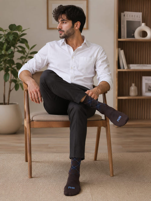 Office And Gathering Wear Premium Lycra Dress Socks